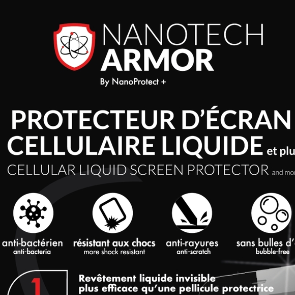 Nanotech Armor, Liquid Screen Protector, pouch - Picture 2 of 3